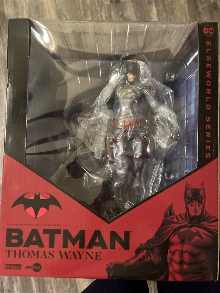 Kotobukiya Elseworld Series Thomas Wayne Batman 1/6 ArtFX Statue NEW SEALED - Image 1 of 4