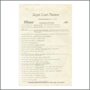 Siouxsie & The Banshees Royal Court Theatre Liverpool 1981 Concert Leaflet (UK) - Picture 1 of 1