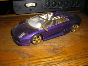 JADA TOYS 1:24 CUSTOM Lamborghini Murcielago Roadster Purple Free SHIPPING - Picture 1 of 5