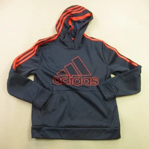 Adidas Hoodie Boys Large Long Sleeve Casual Hooded Lightweight Outdoors Pockets - Picture 1 of 10