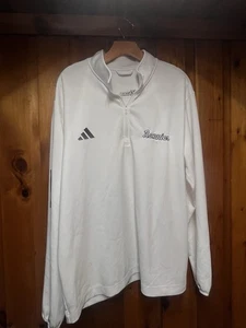 Adidas St. Bonaventure Bonnies Basketball Team Coach Issued 1/4 Zip Pullover XL - Picture 1 of 8