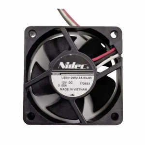 1PC new Nidec U35X12MS1A5-53J65 3Pin Cooling Fan 35*35*12MM 3.5CM 12V 0.05A - Afbeelding 1 van 2