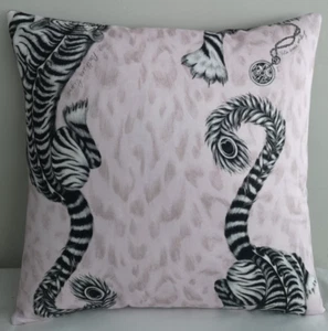Emma J Shipley TIGRIS PINK 100% COTTON Cushion cover. Handmade and gorgeous - Picture 1 of 4