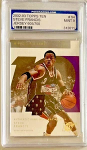 2002-03 Topps Ten Relics Parallel #94 Steve Francis 605/750 - Picture 1 of 2