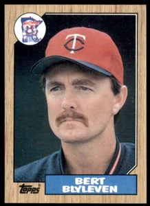 1987 Topps Baseball #25 Bert Blyleven - Picture 1 of 2