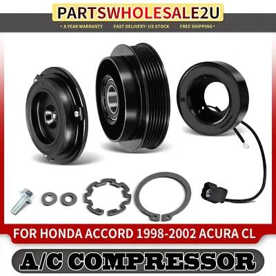 Nuevo kit de embrague compresor de aire acondicionado para Honda Accord 1998-2002 Acura CL 1997-1999 3,0 L Foto 1 de 4