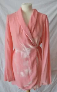 TOPSHOP BOUTIQUE NEW CORAL SILK BLEND VELVET BLAZER SIZE UK 10, US 6, EUR 38 - Picture 1 of 7
