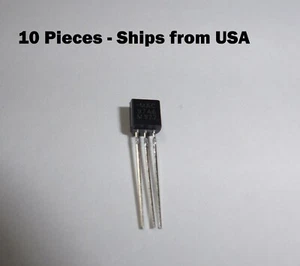 10pcs MAC97A6 PARTE TRANSISTOR MAC97A-6 TRIAC 0.6A 400V TO-92 CUSTODIA SPEDIZIONE USA - Foto 1 di 4