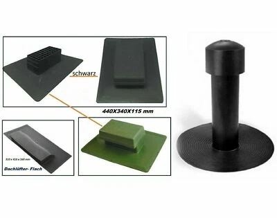 UZMAN LÜFTER-DACHZIEGEL FLACHDACHENTLÜFTER DACHENTLÜFTUNG ENTLÜFTUNG Dachhaubenlüfter