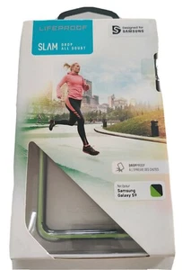 LifeProof Slam Transparent Slim Green / Black Crystal Case for Samsung Galaxy S9 - Picture 1 of 7
