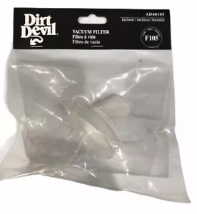 Dirt Devil Filter for BD30010, F105, Quick Flip Hand Vac Models #AD40105, 2 I... - Picture 1 of 1