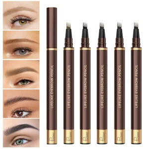 Enhancer Tint Liquid Eyebrow Pen 4 Fork Eyebrow Pen Microblading Tattoo Beauty - Picture 1 of 18