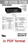Sony Cdp-557Esd / Cdp-707Esd Service Manual Cdp 557 / 707 Esd Cdp557 / Cdp707
