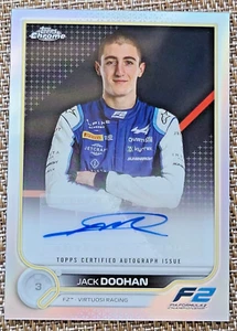 2022 Topps Chrome Formula 1 JACK DOOHAN Rookie Auto Refractor F1 Great Autograph - Picture 1 of 2