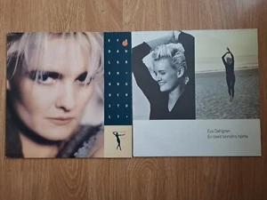 2 Eva Dahlgren LPs Vinyl VG+ Swedish Pop - Picture 1 of 2