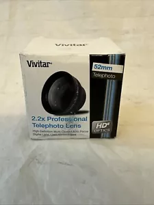 2.2X TELEPHOTO LENS 52mm To Camera NIKON D90 D60 D40 D50 D70 D80 D5300 D7300 2.5 - Picture 1 of 5