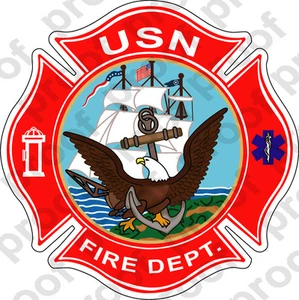 AUFKLEBER USN TIERARZT FEUERWEHR - Bild 1 von 1