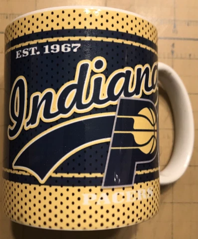 NBA Indiana Pacers Ceramic Coffee Cup Mug Brand New & Never Used Basketball Cover
