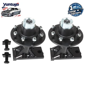 8000LB 8 x 6.5 Lug Bolt On Wheels For shipping Container Hub and Spindle Kit - Picture 1 of 10