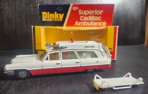 DINKY TOYS #288 SUPERIOR CADILLAC AMBULANCE DIECAST VINTAGE 1977 IN ORIGINAL BOX - Picture 1 of 12