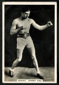 Tabakkarte, Senior Service, SPORTVERANSTALTUNGEN & STERNE, 1935, Johnny King, Boxen, #8 - Bild 1 von 2