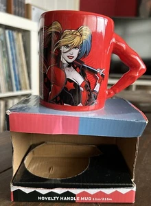 DC Comics Novelty Handle 11oz Mug Harley Quinn Mad Love Boxed - Imagen 1 de 9