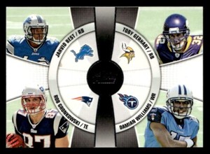 Rob Gronkowski Best Toby Gerhart Williams 2010 Topps Prime 4th Qtr Card #4Q-15