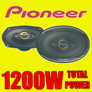 Pioneer 6x9 6x9" 1200W Total Power 5-Way Car/Van Rear Deck Shelf Speakers Grills - Picture 1 of 5