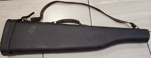 Vintage Leather Red Head 30 4D Leg O Mutton Take Down Rifle Shotgun Case " - Picture 1 of 21