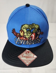Marvel Avengers Mütze lizenziert blau verstellbar Snapback Cap Erwachsenengröße - Bild 1 von 7