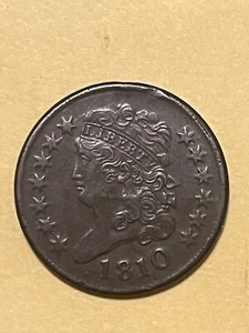 1810 Classic Head half cent , XF scarce date & Grade - Picture 1 of 6