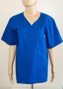 Carhartt Men's Ribstop Utility Scrub Top Short Sleeve Size Small Blue NWT - Picture 1 of 12