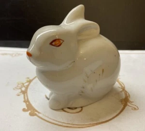 VINTAGE Porzellan Figur Hase Hase Tierdeko 1970 Polonnoe UdSSR - Bild 1 von 10