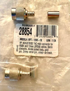 RPT-1203-1X, 28854 TNC Stecker, RF Industries, RG8X & Times LMR240 - Bild 1 von 1