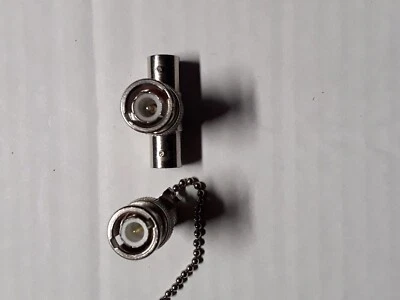 BNC Female to 2x BNC Female Adapter Coax Coaxial T-Splitter 3-Way Jack Coupler  - Image 1 of 4