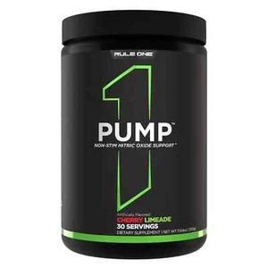 Regel 1 Pump 30 Portionen Black Cherry Limeade Stimulans Free Pre Workout 315g - Bild 1 von 3