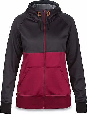Dakine HAZEL TECH POLAR Mujer Cremallera Frontal Sudadera con Capucha Chaqueta Mediana Negra NUEVA Foto 1 de 2