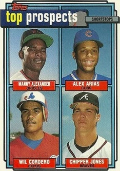 1992 Topps Chipper Jones #551 Baseball Card - Image 1 of 1