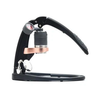 Máquina de café espresso manual ATUALIZADA PRO 3, aço inoxidável, manômetro - Imagem 1 de 4