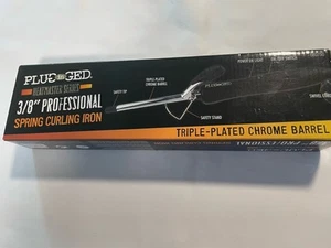 New! Heatmasters Series Curling Iron 3/8” Spring Curling Iron - Picture 1 of 4