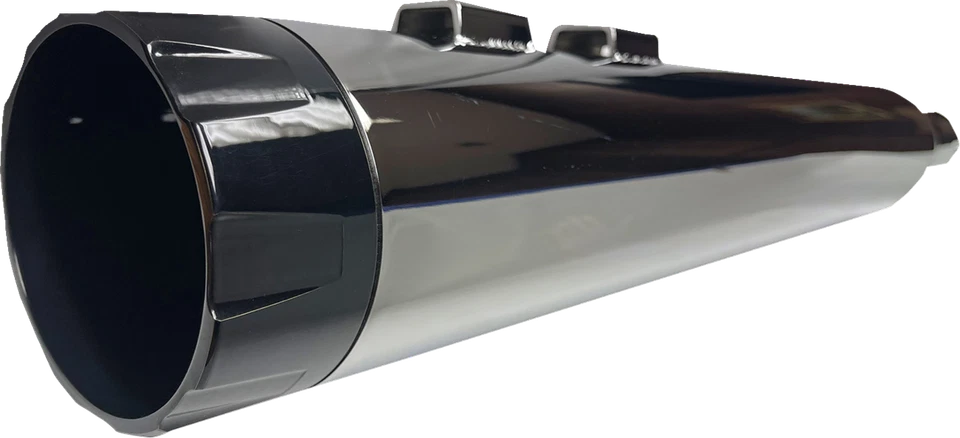 Bassani 4-1/2" Straight Can Slip-On Mufflers for 1995-2016 Harley Touring 1F744 - Image 1 of 1