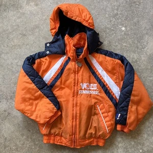 University Of Tennessee Vols Vintage Youth Puffer Jacket Small 8 Nice! - Picture 1 of 7