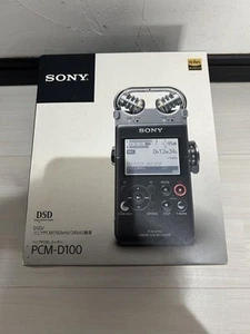 SONY Linear PCM Portable Recorder PCM-D100 32GB Hi-Res from Japan NEW Unused - Picture 1 of 12