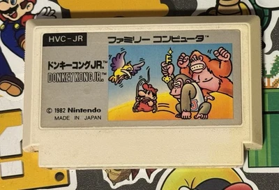 Donkey Kong JR Picture Label Nintendo Famicom NES Japan Import US Seller TESTED - Image 1 of 2
