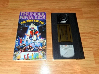 Rare 1992 Thunder Ninja Kids The Hunt For The Devil Boxer VHS Magnum Cult Horror - Image 1 of 4