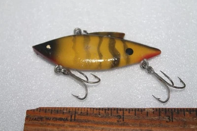 Vintage 'RED RIVER' Rattle Trap Crankbait; 3" Body,  7/10ths Ounce.  COMB SHIP - Image 1 of 4