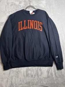 Illinois Fighting Ilini Sweatshirt Herren XL Champion Reverse Weave Crew Neck Arch - Bild 1 von 6