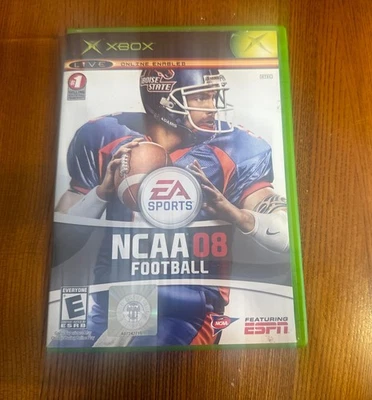 NCAA Football 08 (Microsoft Xbox, 2007) Complete CIB Tested - Image 1 of 4