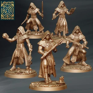 Blood Cultists V3 (x5)/Vampires/TTRPG/Wargaming/Dungeons and Dragons - Picture 1 of 1
