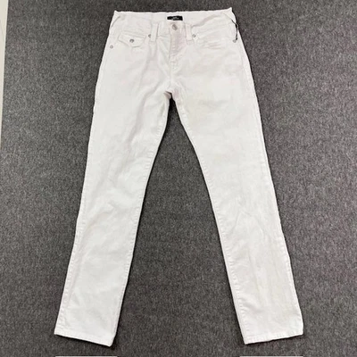 True Religion Jeans Mens 30 (Fits 32x33) White Ricky Relaxed Straight Denim - Image 1 of 4